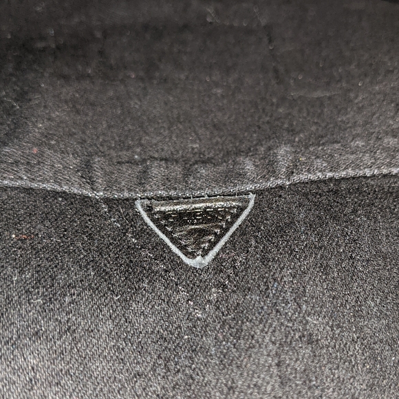 Black guess motorcycle style jacket - Picture 4 of 4